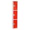 Adiroffice 12 in W, 12 in D, 72 in H, Steel ADI629-203-RED-2PK - alternate 2